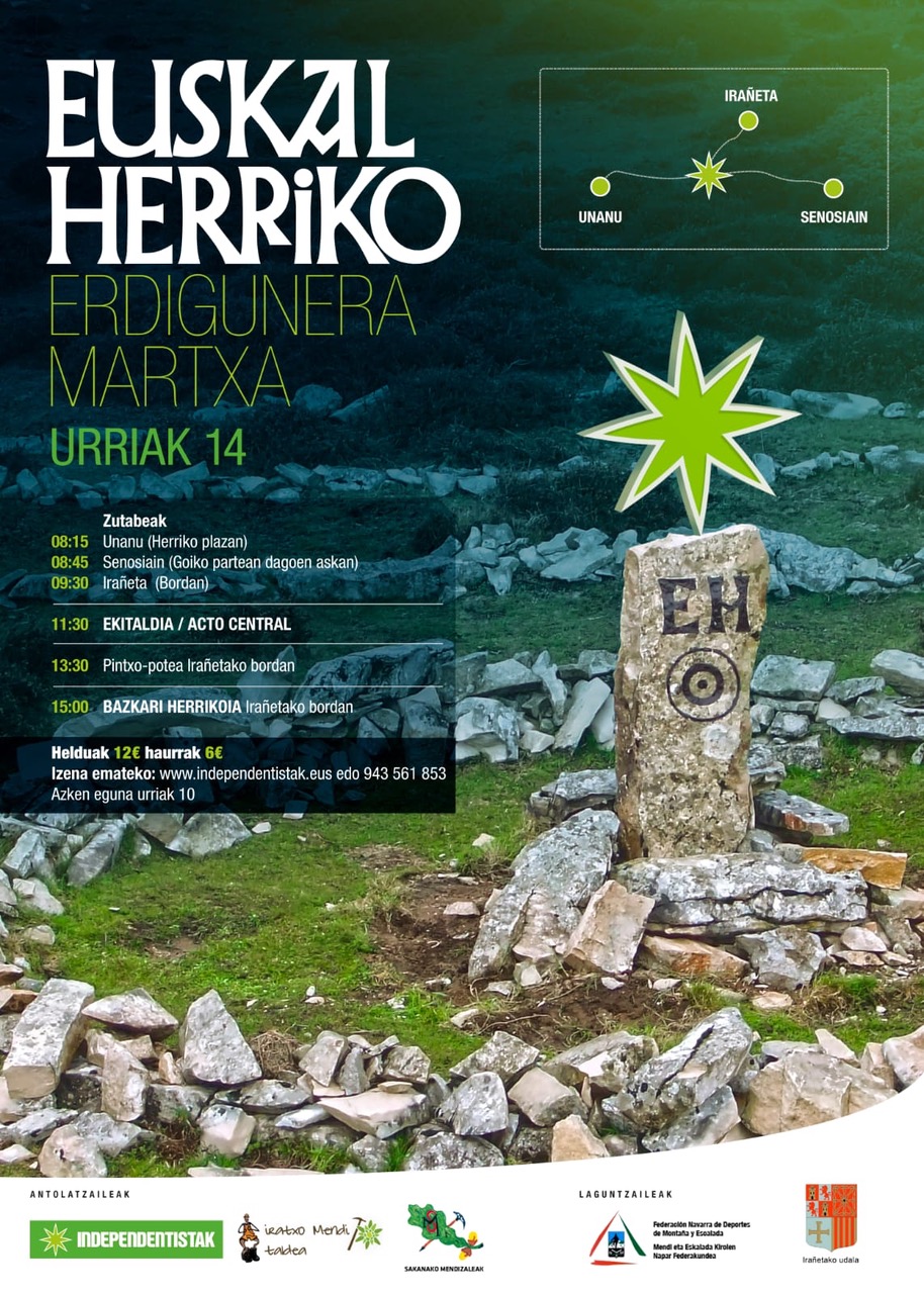 MARCHA MONTA&Ntilde;ERA AL CENTRO GEOGR&Aacute;FICO DE EUSKAL HERRIA